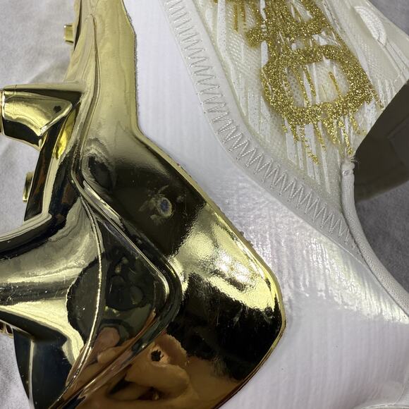 Adidas Adizero 12.0 Football Shoes Mens 14 Cleats GX5122 Three Stripes - Picture 4 of 11